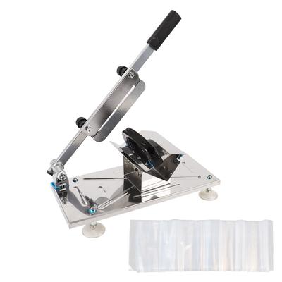 Manual Frozen Meat Cutter Mutton Ham Beef Cutter Cutting Machine Stainless Steel Frozen Meat