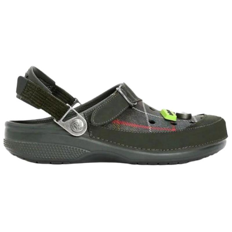 BARBOUR X Crocs Classic Clog Casual and Comfortable Hole Shoes Unisex Green