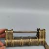 Exquisite Old Chinese Brass Copper Handmade Old Fashioned Lock Key Statue