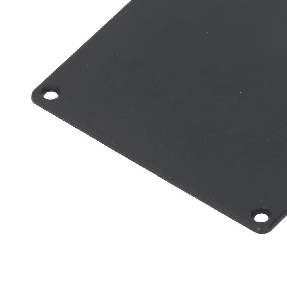 Black Color Tremolo Cover Plate Plastic Material 6 Hole Cover Plate  For Electric Guitar