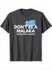 New Tshirt Vintage Dont Be A Malaka Casual Tee Harajuku Yk Streetwear Funny Hip Hop Summer Unisexs Clothing Women T Shirt