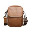 Leather Messenger Bag Business Casual Shoulder Bag First Layer Cowhide Simple Versatile Men'S Fanny Pack Mobile Phone Bag