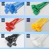 Self-Locking Nylon Cable Ties with ID Tags (50 Pcs)