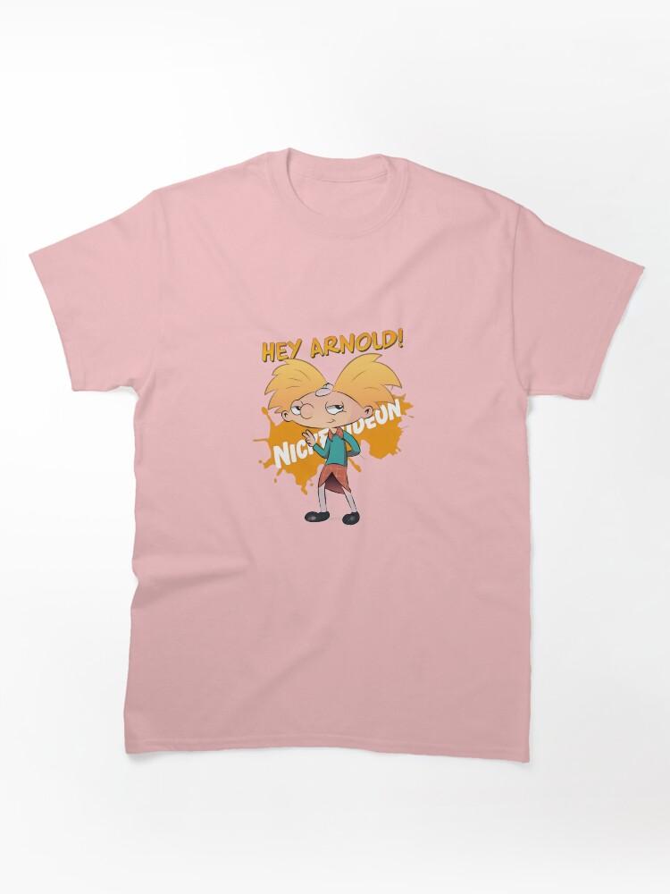 Hey Arnold! Hey Arnold! Nickelodeon Cool Vibe Arnold Unisex T-Shirt-77 Classic Unisex T-Shirt