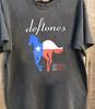 Deftones Texas Tour Charcoal Graphic Short Sleeve Unisex T Shirt Reprint S-5XL