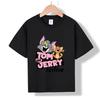 XH27 MINISO 2026 Summer New Printed Cotton Round Neck T-shirt for Children Aged 1-16, Boys and Girls
