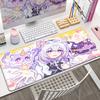 Anime Amphoreus Mouse Pad Gaming Honkai Star Rail Chrysos Heir Desk Mat Computer Accessories Mousepad Stitch Edge Keyboard Mat