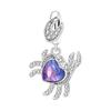 Handcrafted Marine Themed Silver Pendant Sea Animal Charm Jewelry Accessories for Bracelets and Necklaces