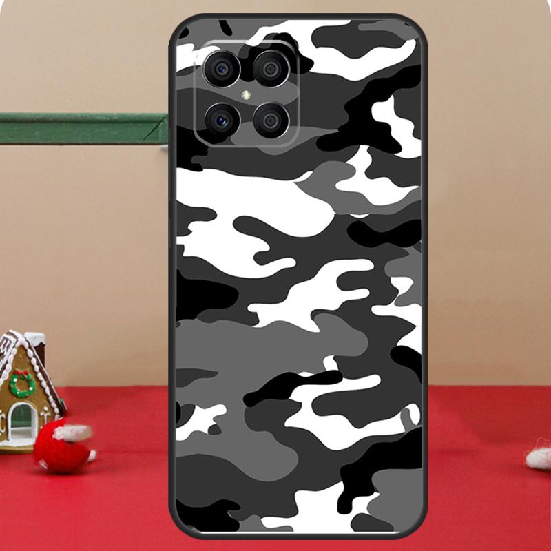 Army Camo Camouflage Case For Honor Magic 8 5 6 7 Lite Honor 400 Pro 200 70 90 X8c X8b X9a X9b X9c X9d Win Cover
