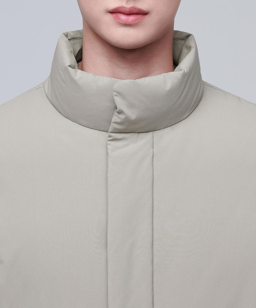 Musinsa Standard Out Pocket Down Short Padded Jacket [Dusty Beige]