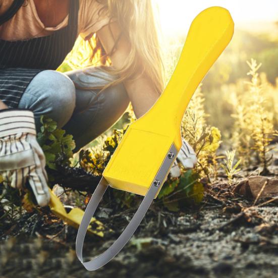 Hand Loop Weeder Ręczne cięcie korzeni chwastów Metalowe ostre ostrze do usuwania chwastów Akcesoria do stoczni