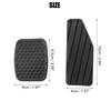 ACROPIX Car Accelerator Pedal Cover Clutch Brake Pedal Cover Anti-Slip Fit Suzuki Aerio Black 3pcs