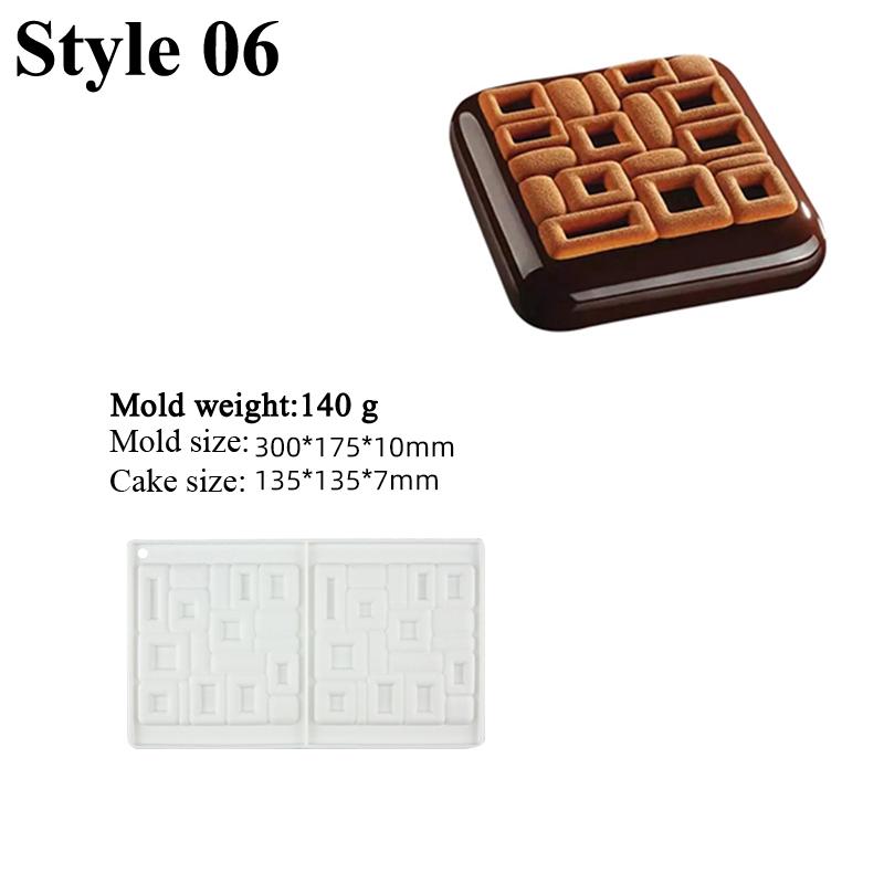 

Формы для торта круглые квадратные или прямоугольные текстуры силиконовые формы для выпечки французских десертов инструменты для украшения муссов