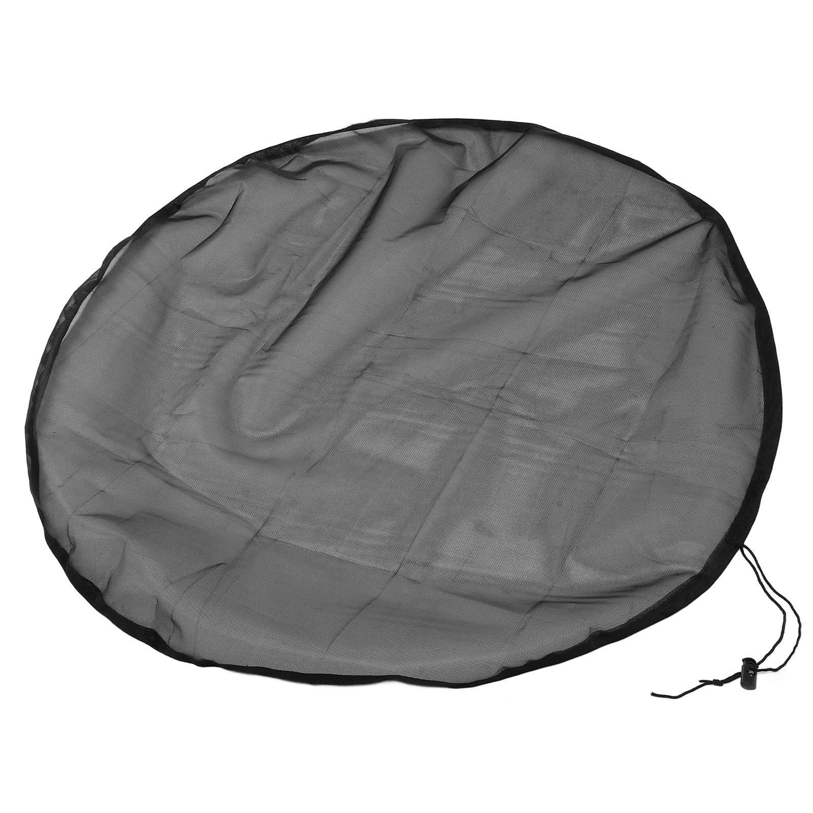 

Сетчатый чехол для дождевой бочки со шнурком, фильтр для листьев, ведра для сбора воды, защита бака, для улицы Dia 80cm