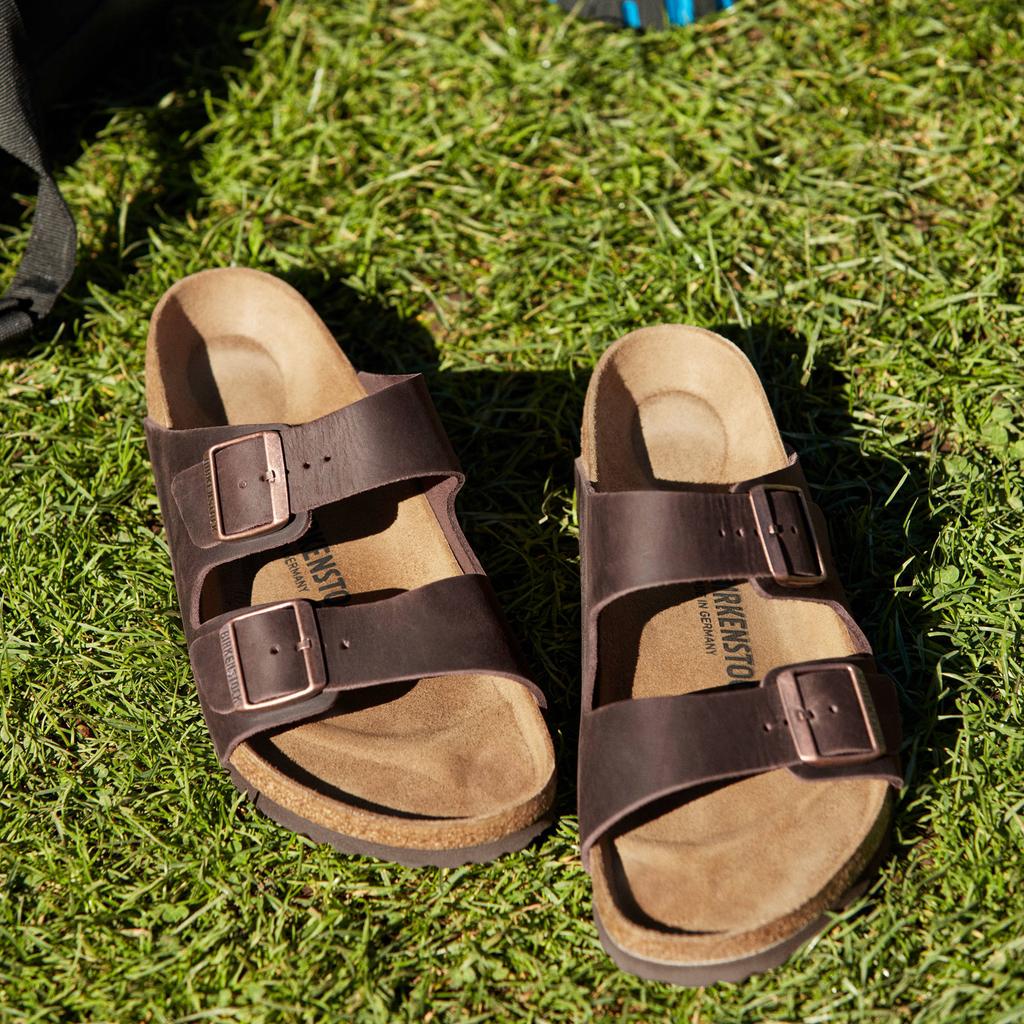 Brown Birkenstock Arizona BS Habana Men's/women's Regular Wide Sandals (0052531)