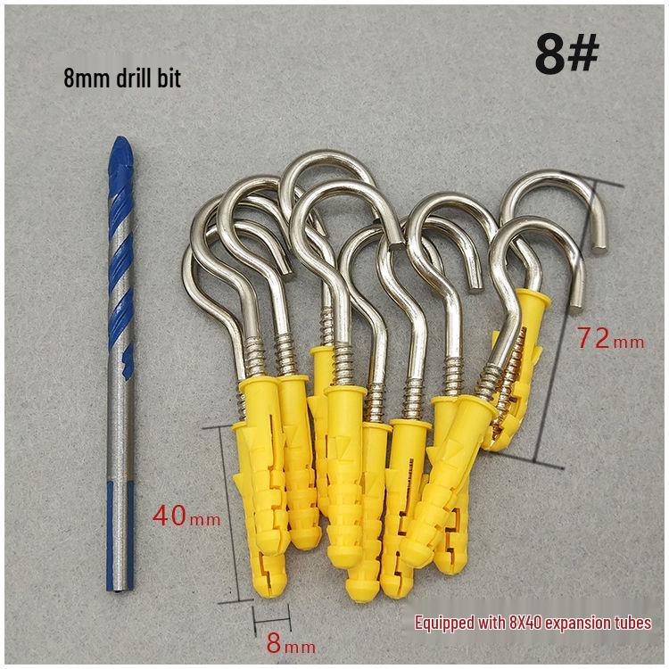 Sheep Eye Light Hook: Small Yellow Fish Expansion Hook with Ring for Hanging Lanterns
