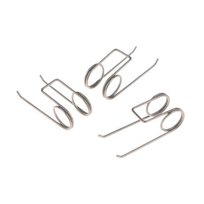 3Pcs Double Torsion Spring For Trash Can Stainless Steel 1.0Mm Wire Diameter 11Mm Outside D Strong Torsional Spring