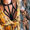 Women Bustier Bandage Bustier Lingerie Tops Bralette