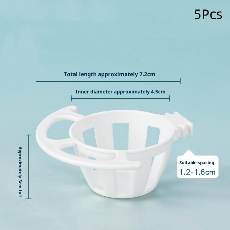 2/5Pcs Bird Parrot Feeder Cage Fruit Vegetable Holder Cage Accessories Hanging Basket Container Pet Parrot Feeder Cage Supplies