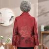 Spring & Autumn Floral Coat for Middle-Aged & Elderly Women