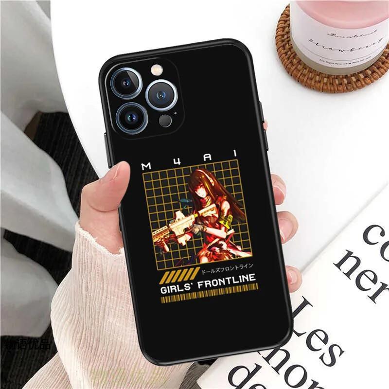 Apple IPhone16Pro Mobile Phone Case, Luxury Girl Frontline Animation Mobile Phone Case, Painted and Anti-drop Huawei