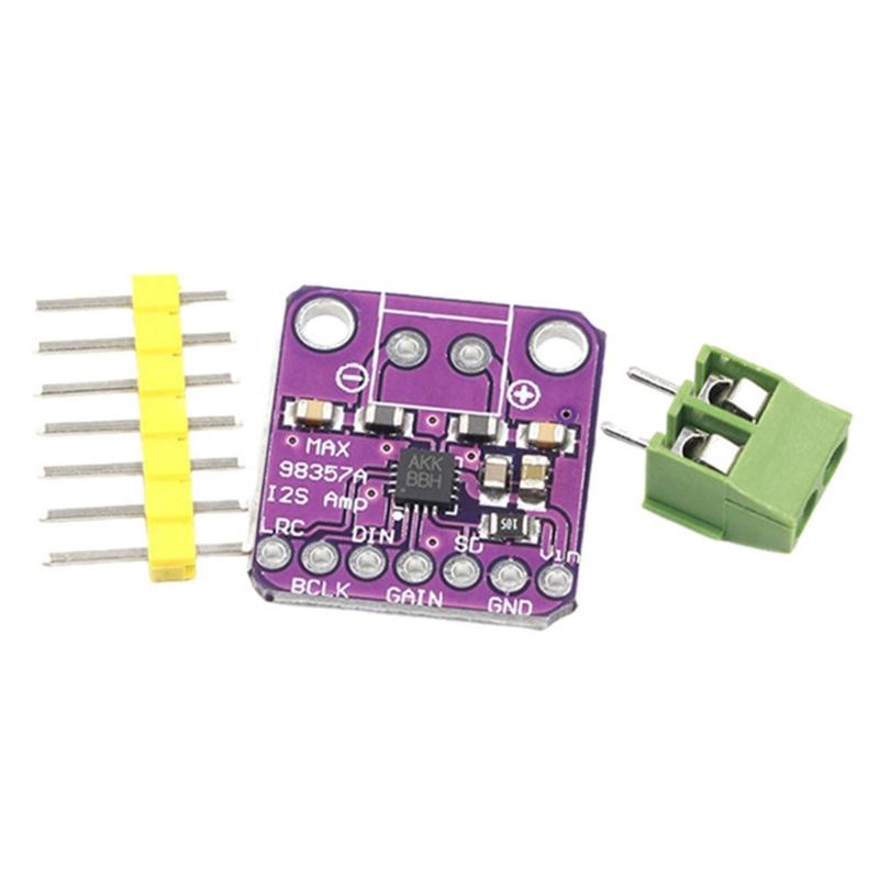 MAX98357 MAX98357A I2S 3W Board Port Decoding Class D Amplifier Module Sound Board for Electronic Device