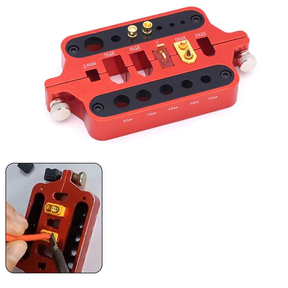 Multi Function Welding Station for RC Car Parts Portable Aluminum Alloy Tool Holder Compact Design Precision Support Holes