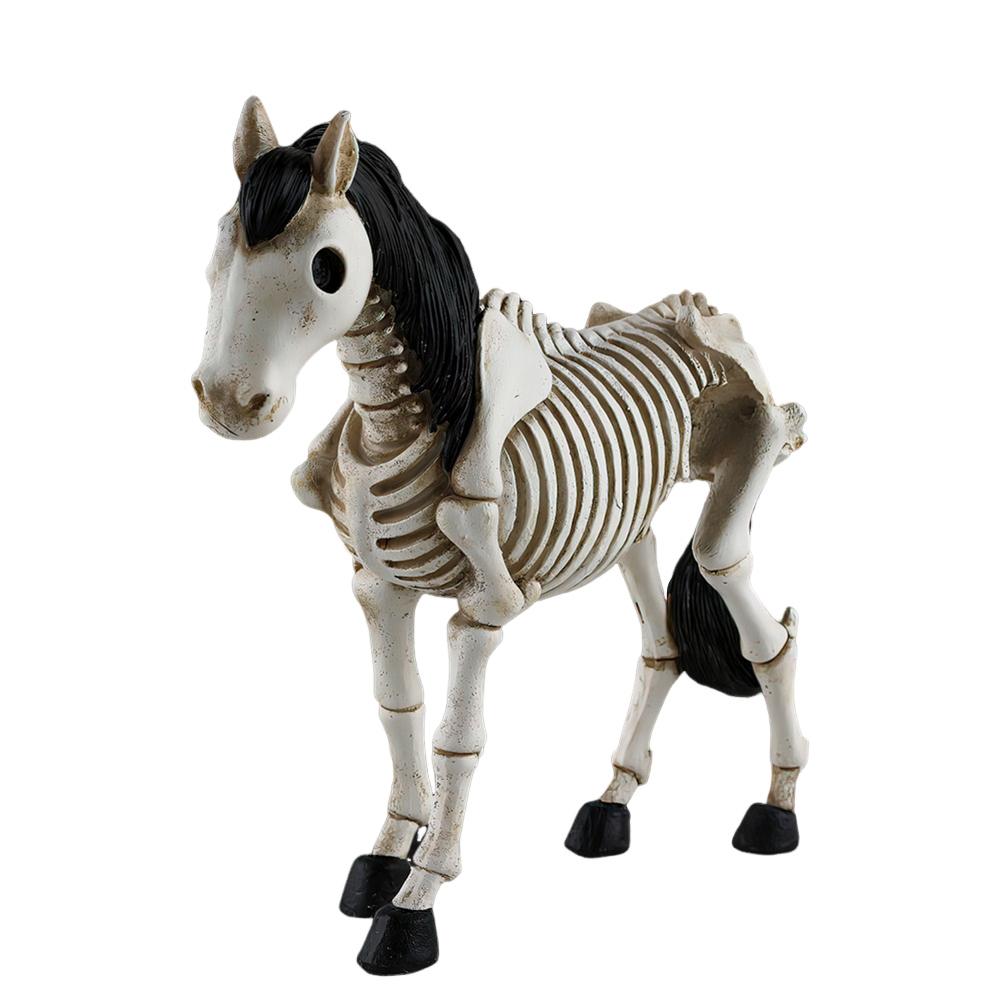 Halloween Tier Skelett Knochen Harz Kreative Tier Skelett Statue Ornamente Für Halloween Tischdeko