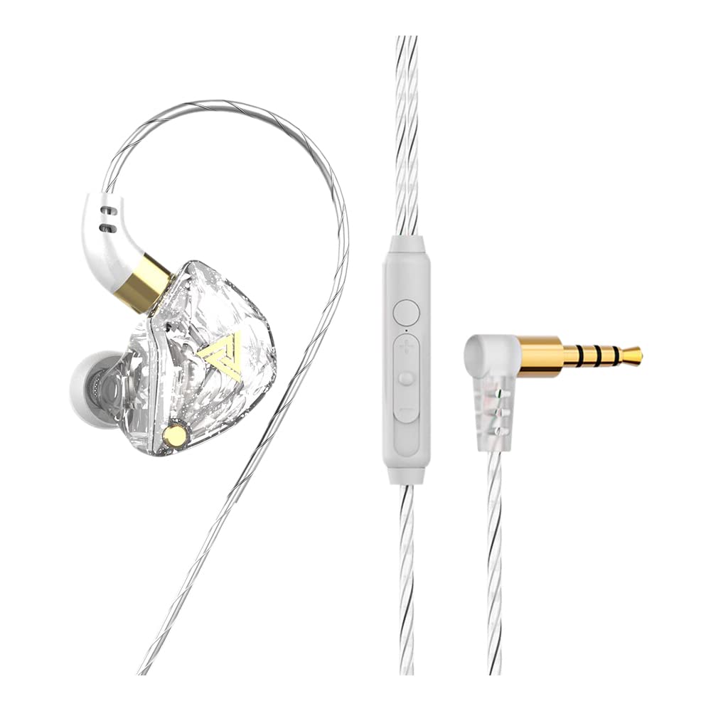 Prendre Wired with Remote Control and for Calls and Compatible with Smartphones and Tablets In-Ear Headphones, 4-Pole 3.5mm Connection, Built-in
