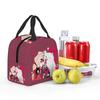 Charlie And Vaggie Valentines Hazbin Hotels Insulated Lunch Bag for School Cooler Thermal Food Box Tote Lunch Boxes Container