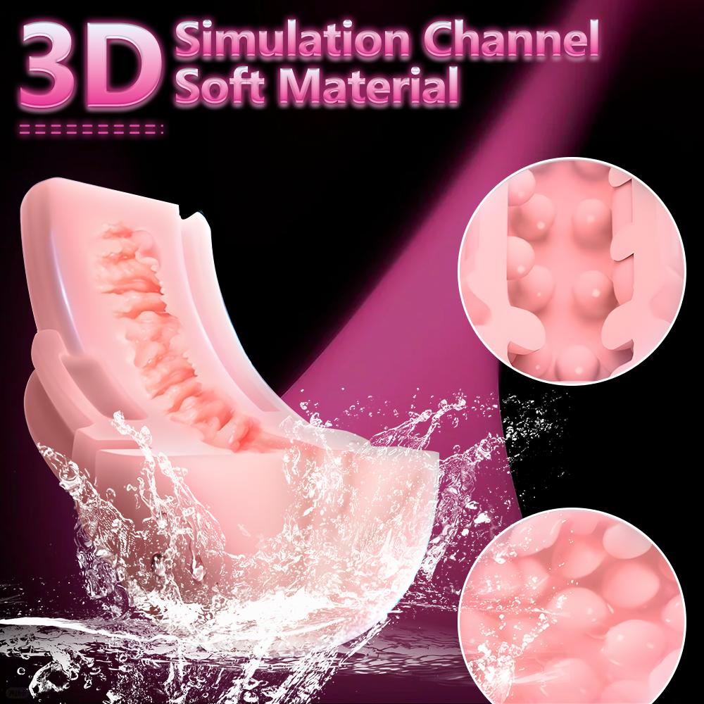 Adult Erotic Toys Male Masturbator Cup Vaginal Penetration Realistic Rubber Vagina Pocket Pussy Masturbation Sex Toys for Men
