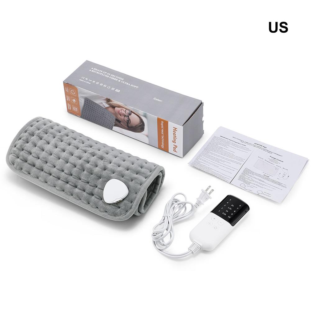 Electric Heating Pad Blanket 10 Heating 4 Mode Timer Heating Massage Pad For Shoulder Neck Back Spine Leg Winter Warm