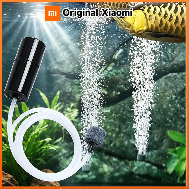 Xiaomi Fish Tank Oxygen Pump Silent Oxygenator Mini Fish Tank Oxygen Pump Selling Portable USB Charging Fish Farming Aquarium Supplies