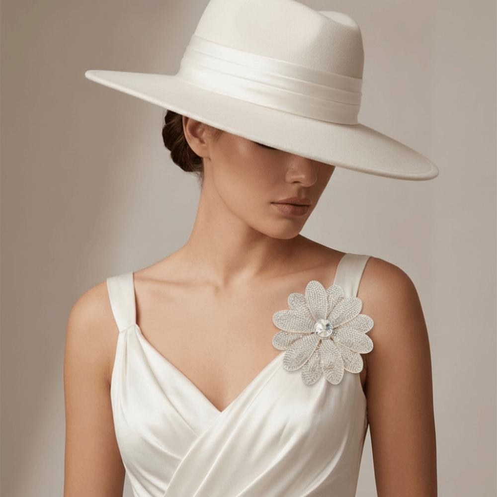 Clothing Embellishment Rhinestone Flower Patches Sew-On Applique for Dress Decoration