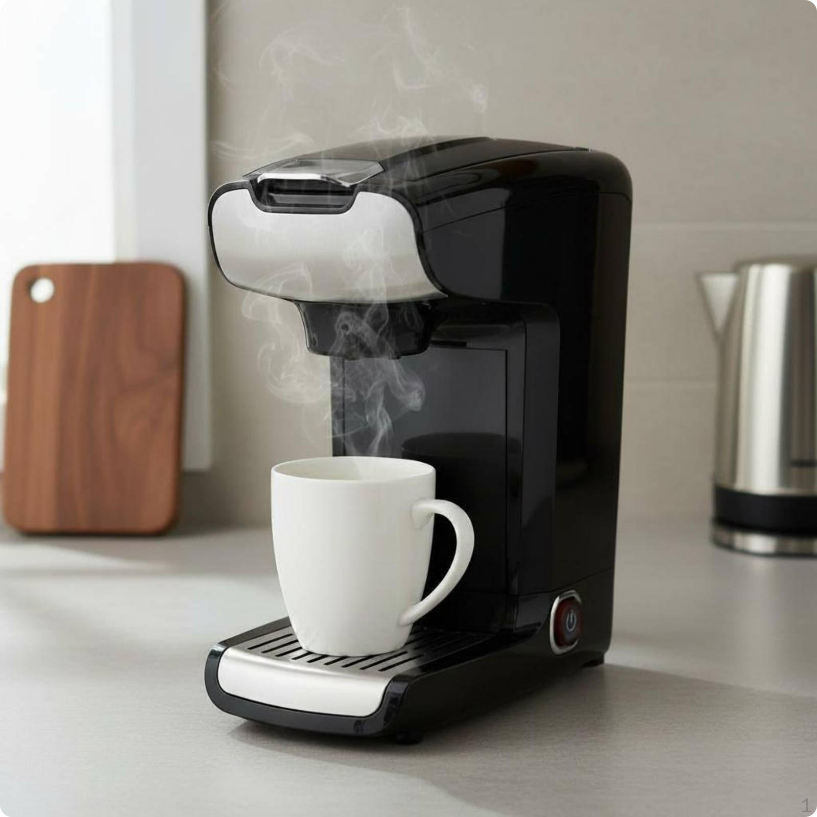 Capsule Coffee Brewer 2in1 Maker Easy