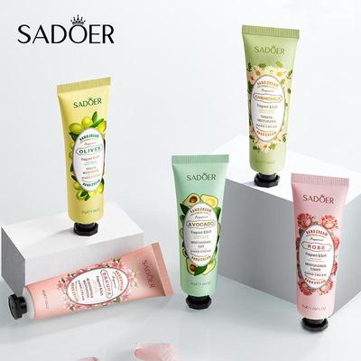 Sadoer Set 5 Bucăți/Set Cremă de Mâini cu Parfum de Fructe și Plante Seturi Loțiune de Mâini Hidratantă Anti-Uscăciune Produse de Îngrijire a Pielii Mâinilor
