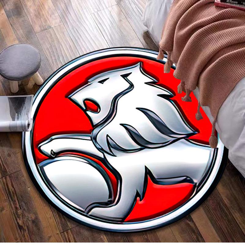 1Pc Holden Circular Print Rug - home decoration Carpet For Living Room Bedroom Flooring Computer Chair Area Rug