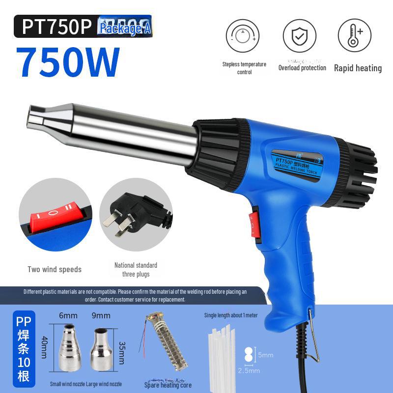 Hanbang Thermostatic Hot Air Gun and Plastic Welding Tool for Car Bumpers and Household Use