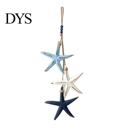 Waterproof LED String Lights Lighted Wooden Fish Starfish Wall Decor, Beachy Decor with Warm LEDs, Bathroom And Bedroom Coastal Nautical Hanging