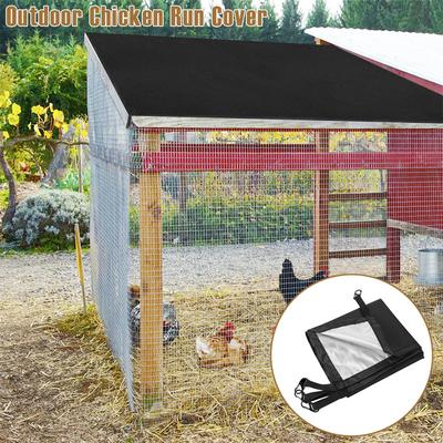 Venkovní kuřecí výběh Kryt Vodotěsný kryt kurníku s S-hákem Klec pro drůbež Stínidlo Protiprachový kryt pro použití na farmách