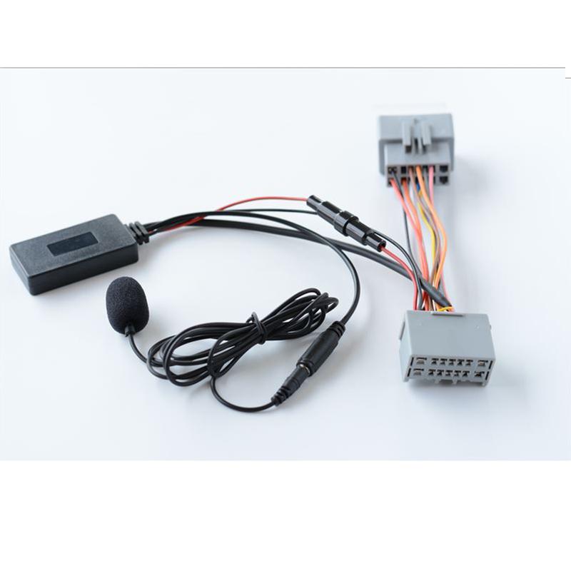 For VOlVO C30 S40 V40 V50 S60 S70 C70 V70 XC70 S80 XC90 With Mic Car Bluetooth 5.0 Wireless Phone Call Handsfree AUX In Adapter