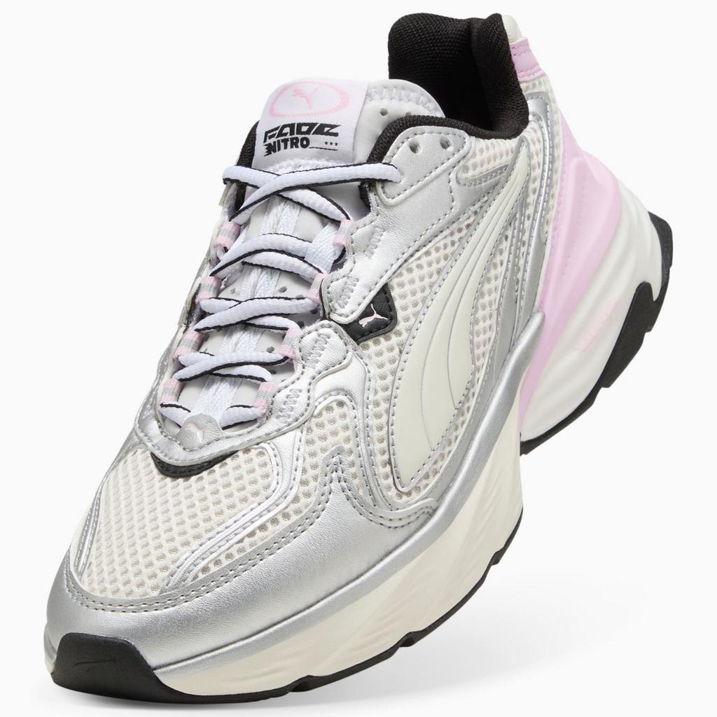 Puma FADE NITRO LS Women's Sports Shoes Silver 40620309 R 37