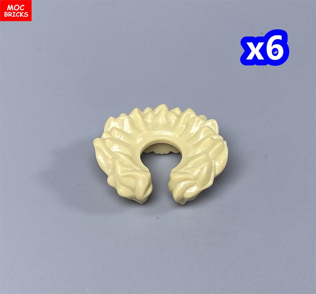Briques MOC Figure 4cm porter masque de protection faciale Masques Collier Port de cou Collier Bloc de construction éducatif Accessoires assemblés Jouets pour enfants