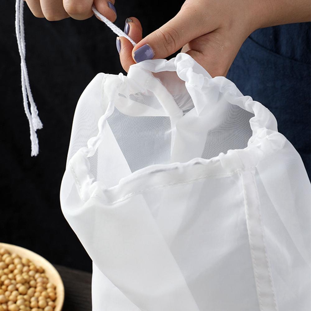 Nut Milk Juice Mesh Bag Brewing Nylon Wort Mash Strainer Filter Beer Homebrew Filter Bag Strainer