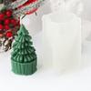 Christmas Tree Candle Molds Pine Cone Silicone Mould Scented Candle Casting Molds Plaster Molds for Home Decorations