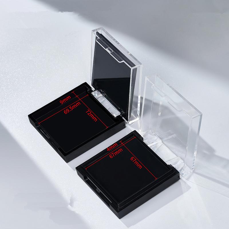 50pcs Nail Art Storage Box Transparent Wearing Armor Organizer Holder Empty Showing Box Dustproof Exquisite False Nails Display