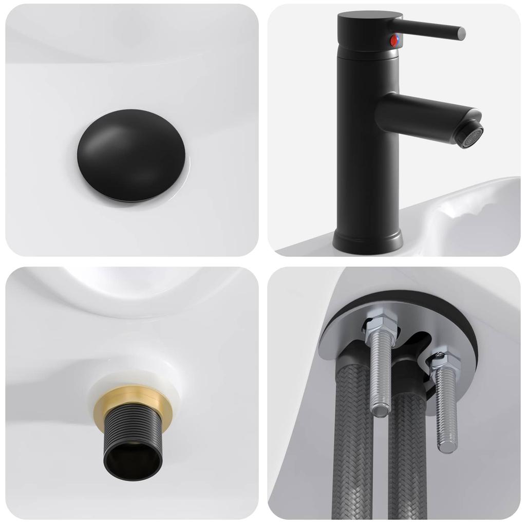 Bathroom Furniture Set Grey Sonoma Engineered Wood