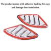 Car Dashboard Air Outlet Frame Cover For BMW X1 F48 2016~2022 Air Conditioner Vent Outlet Cover Trim Auto Sticker Accessories