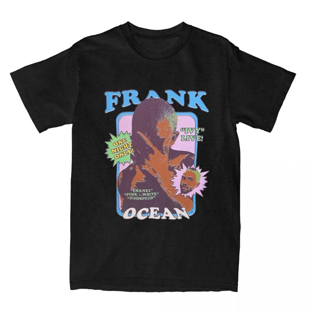 Frank Oocean Blonde T Shirts Accessories Unisex Women Pure Cotton Crazy Frank Boys Dont Cry Tee Shirt Clothing Plus Size