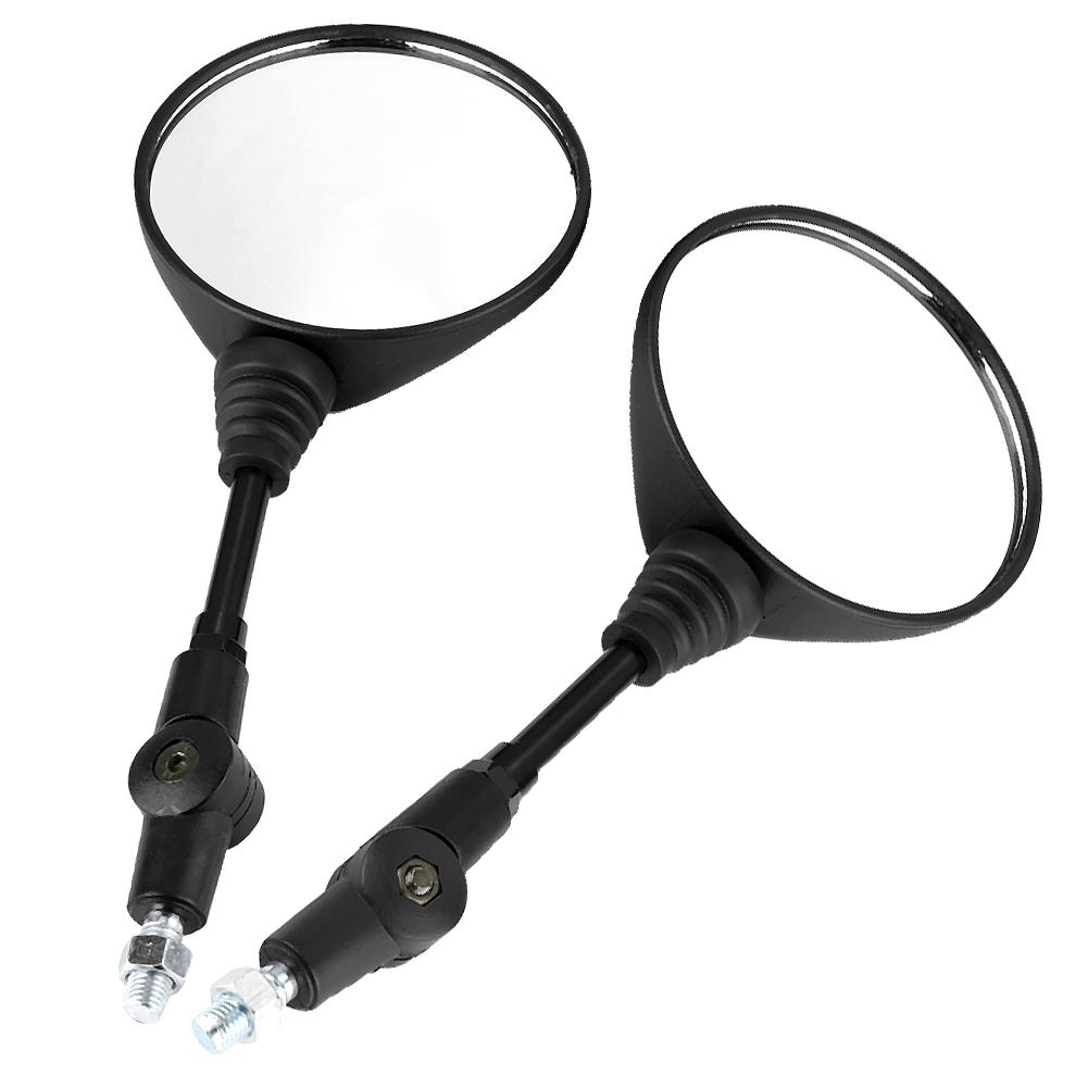 2 szt. Motocyklowe zmodyfikowane składane lusterka wsteczne Okrągłe lusterka boczne dla Kawasaki KLX250 KL250